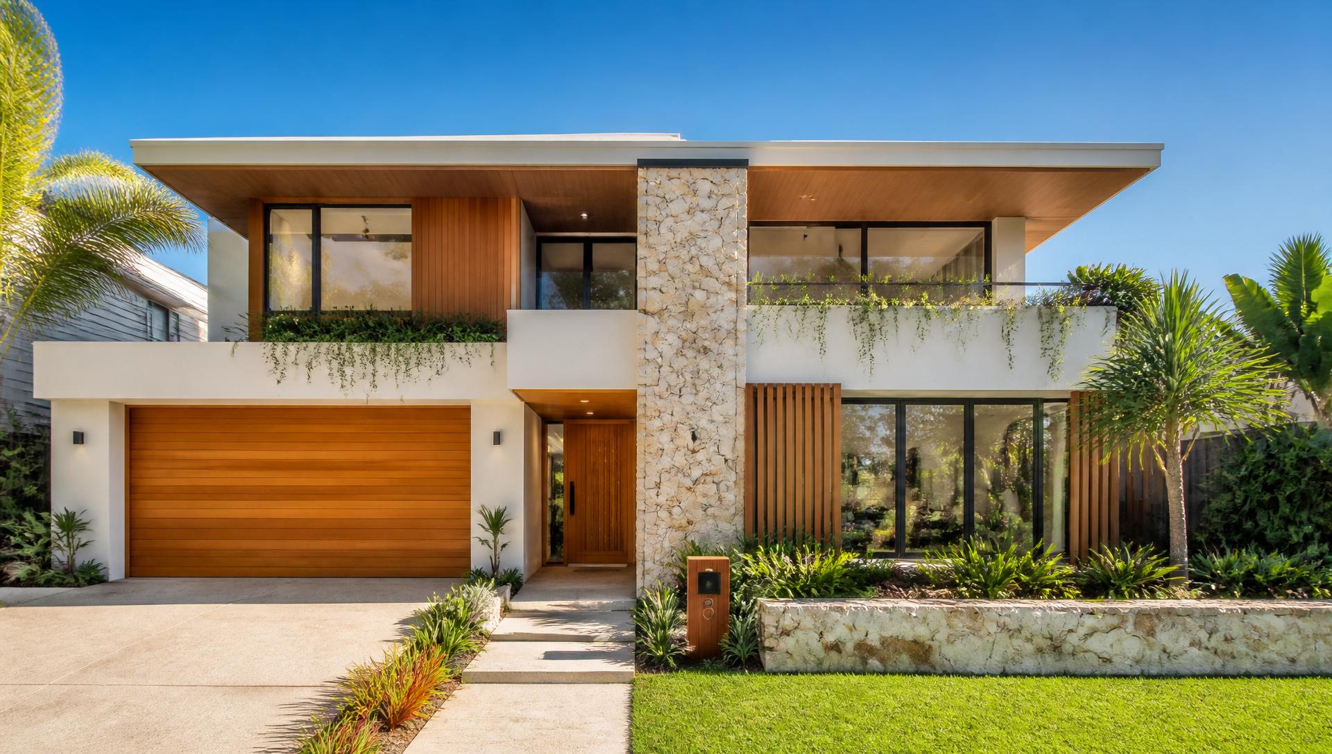 Modern Sunshine Coast home by T.E Custom Builds